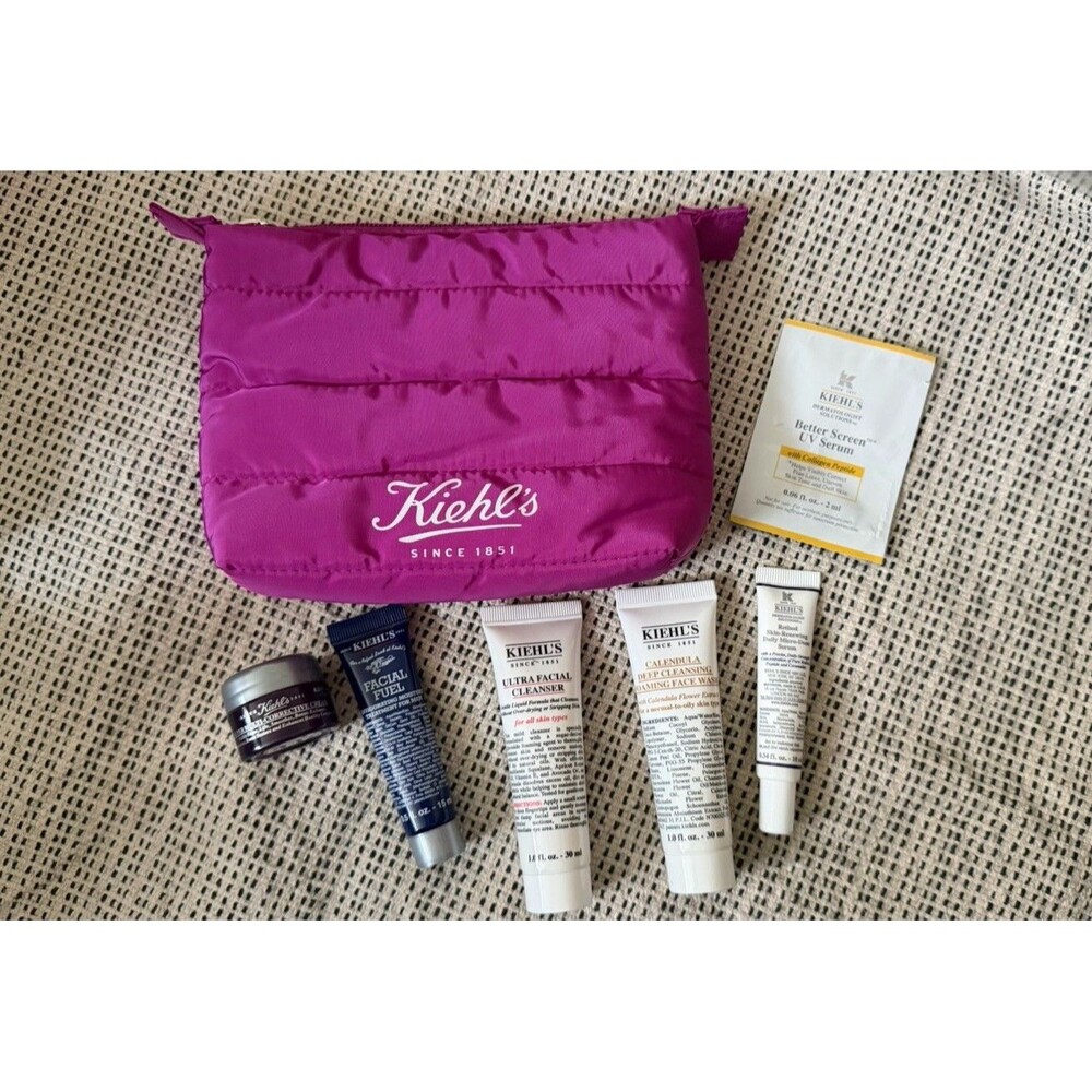Kiehls Since 1851 6 Piece Mini Travel Skincare Routine